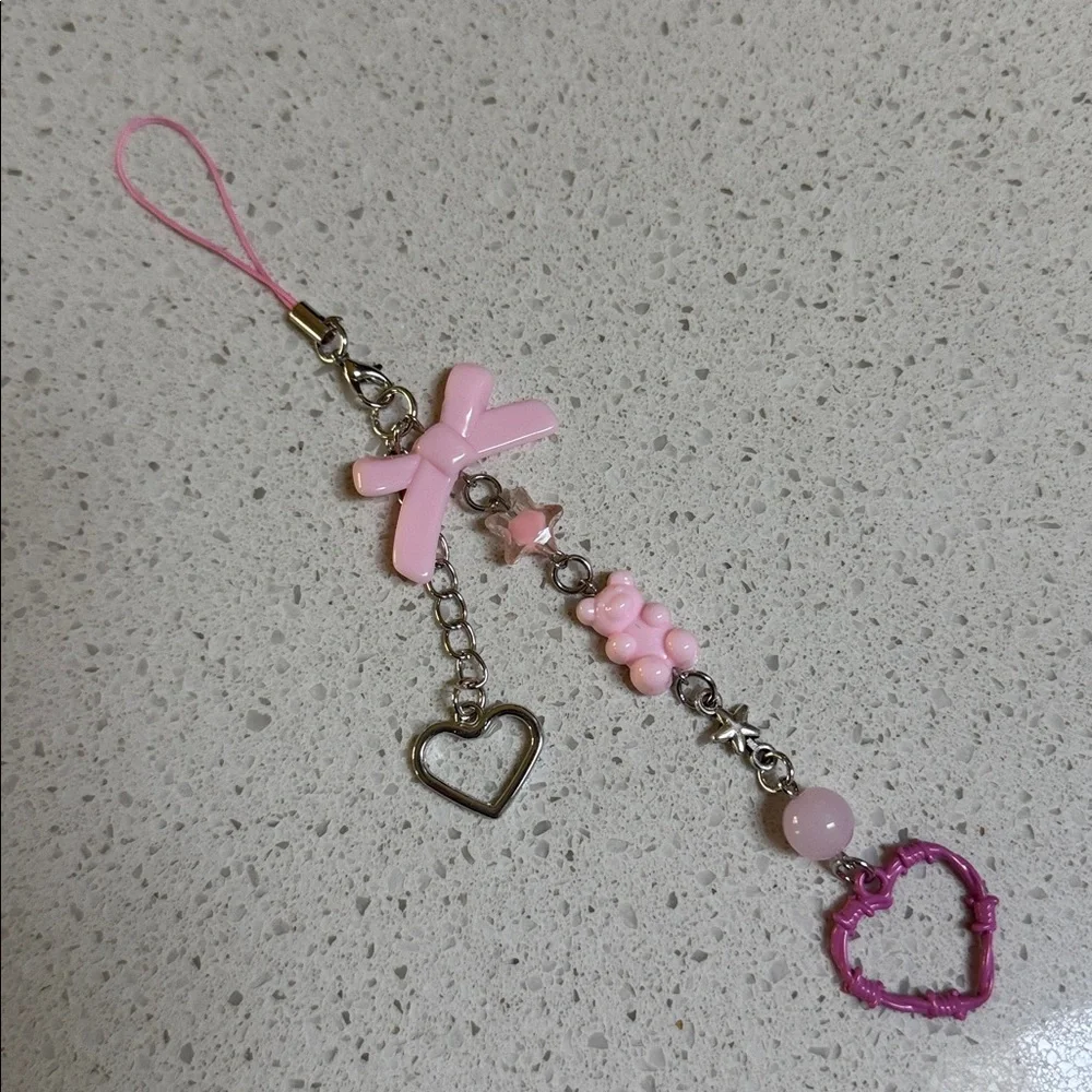 None pink metallic